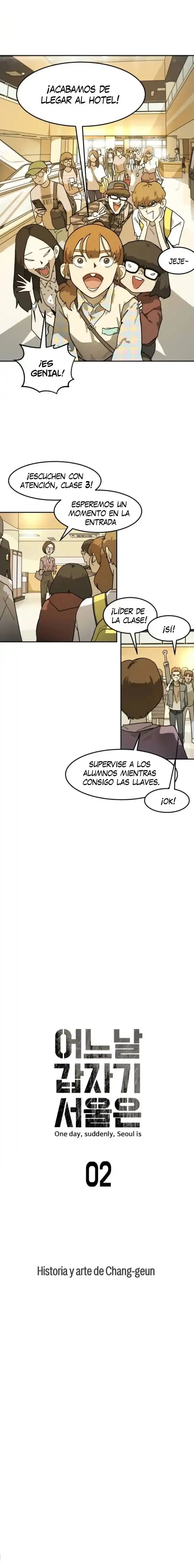 Un dia, de repente, Seul es capítulo 2 página 2