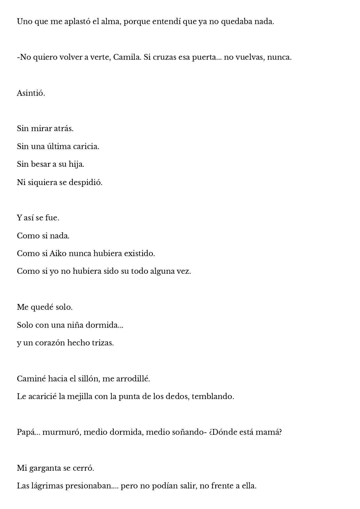 Una hija, Un camino, Un destino (Novela) - Capítulo 1 - Página 3 - LectorTMOo