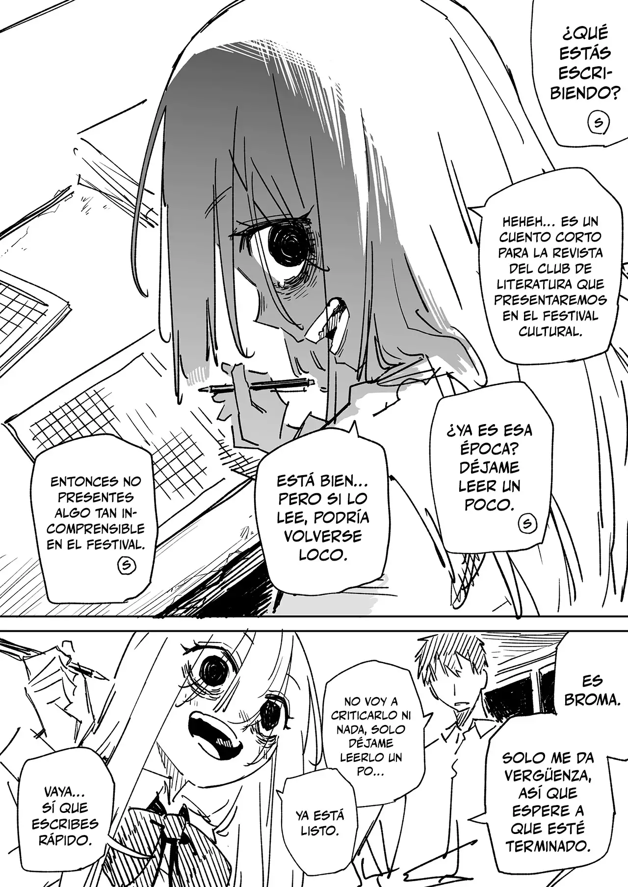Una Kouhai sospechosa capítulo 5 página 1