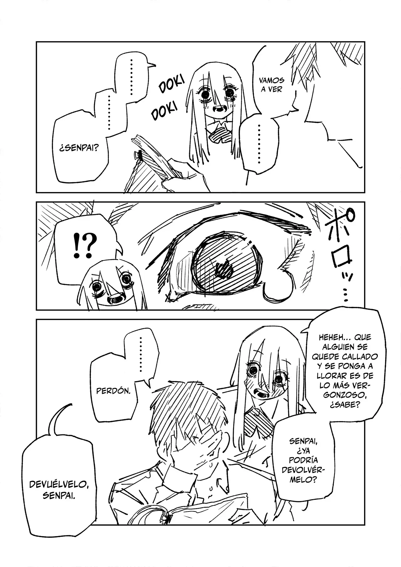 Una Kouhai sospechosa capítulo 5 página 2