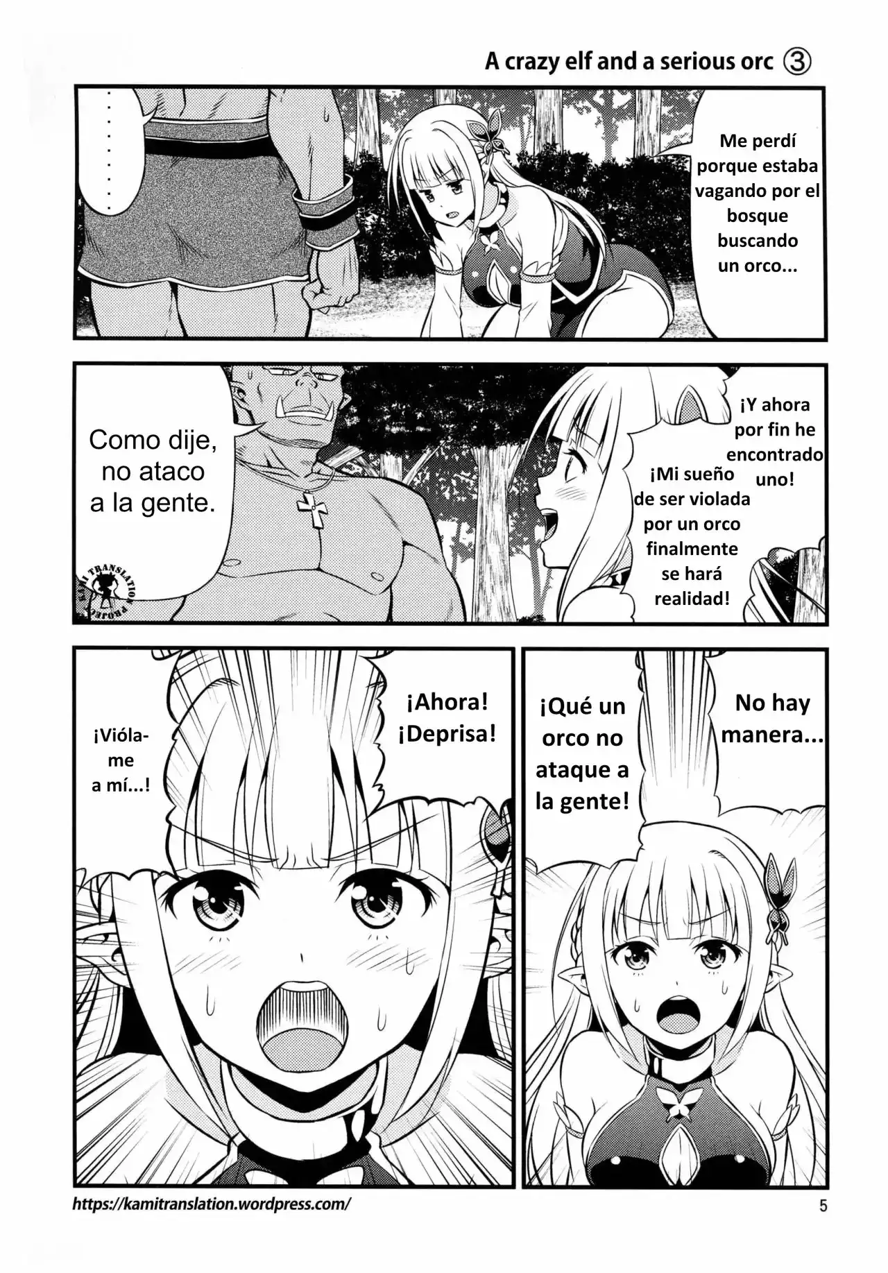 Una Alocada Elfa y un Orco Serio - Capítulo 1 - Página 4 - LectorTMOo
