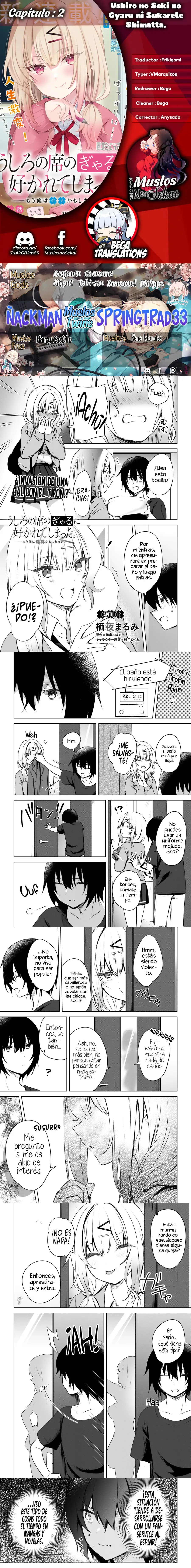 Ushiro No Seki No Gyaru Ni Sukarete Shimatta. Mou Ore Wa Dame Ka Mo Shirenai. - Capítulo 2 - Página 1 - LectorTMOo