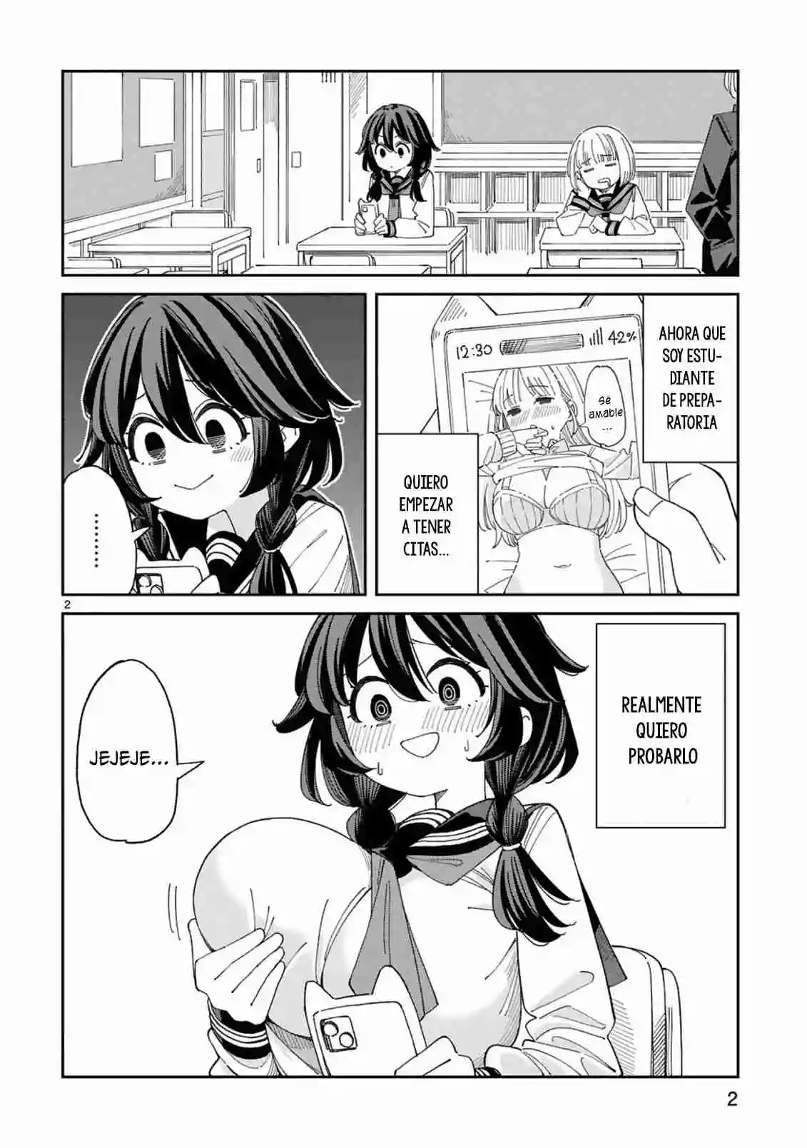 Uso kareshi demo iikara tonikaku shitai mashiro-chan - Capítulo 1 - Página 2 - LectorTMOo