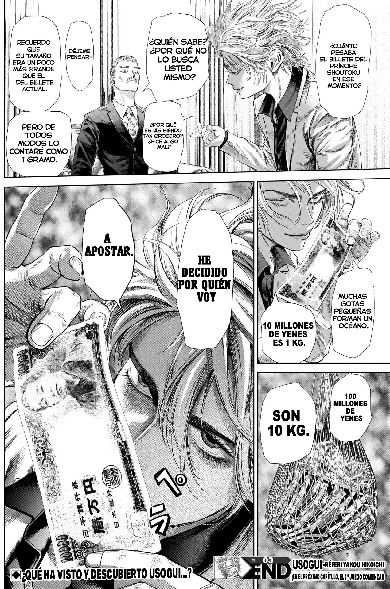 Usogui: Tachiainin Yakou Hikoichi - Capítulo 3 - Página 19 - LectorTMOo