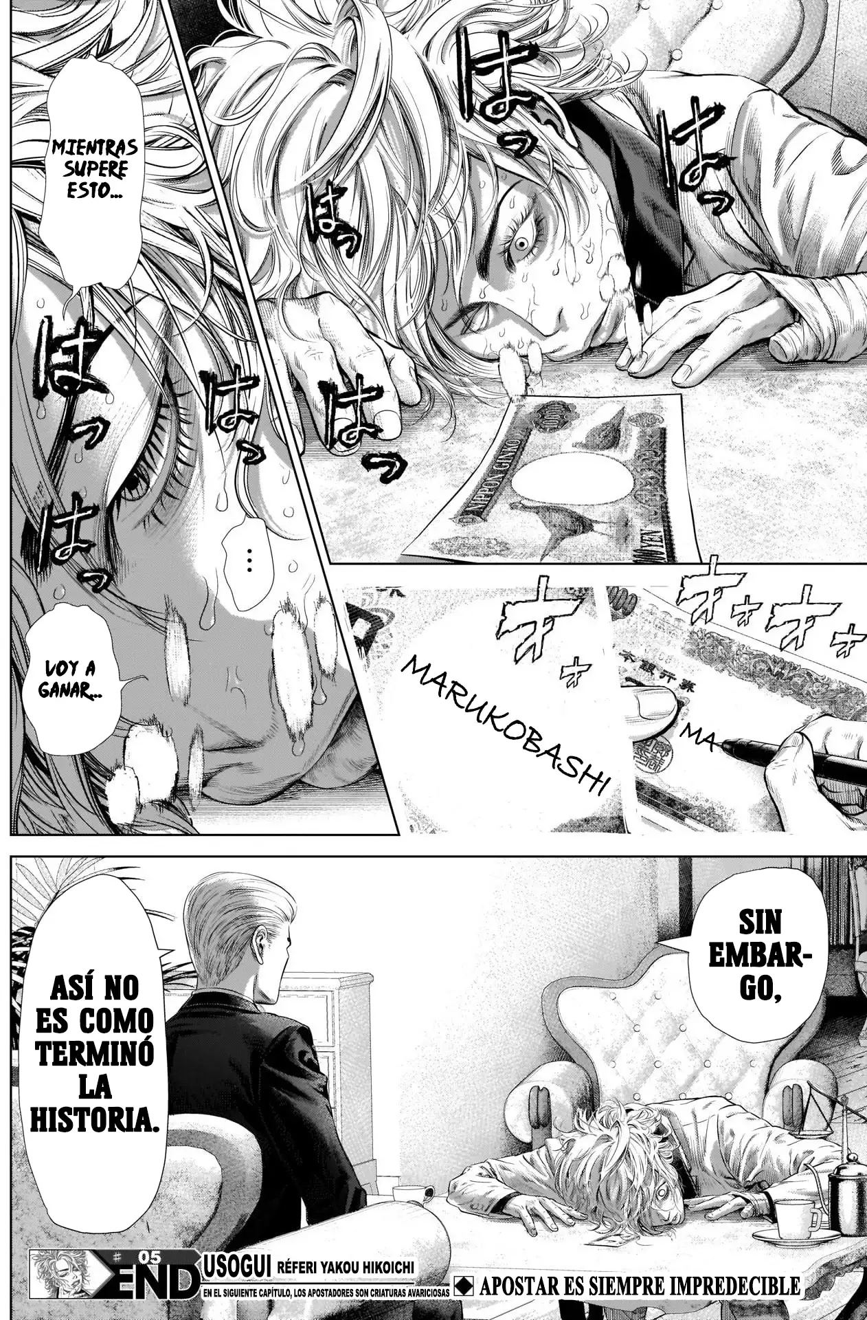 Usogui: Tachiainin Yakou Hikoichi - Capítulo 5 - Página 17 - LectorTMOo
