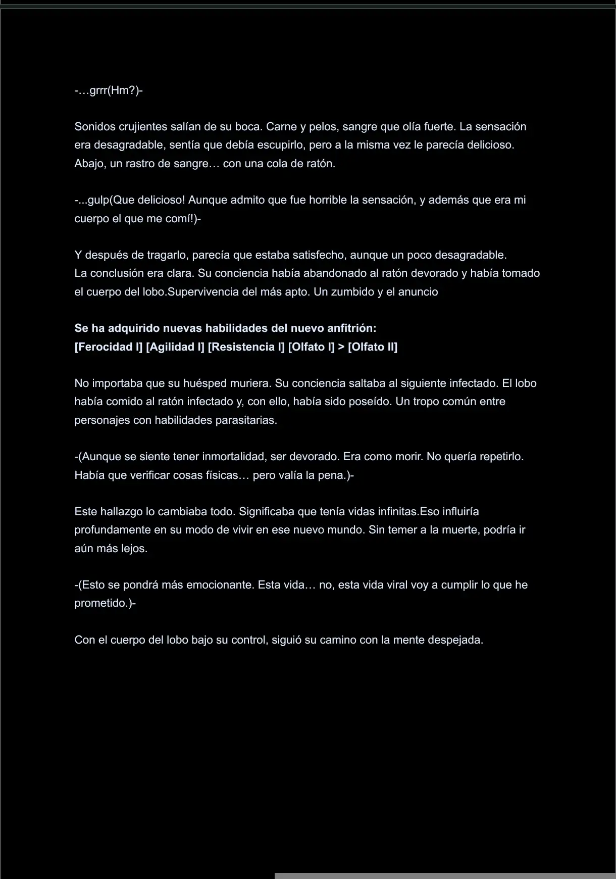 Virus Terminal: Zero. La vez que reencarne en un virus (Novela) - Capítulo 2 - Página 6 - LectorTMOo
