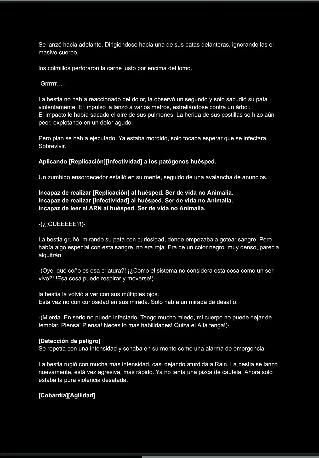 Virus Terminal: Zero. La vez que reencarne en un virus (Novela) - Capítulo 6 - Página 9 - LectorTMOo