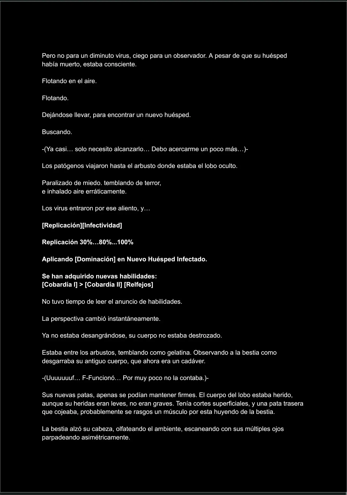 Virus Terminal: Zero. La vez que reencarne en un virus (Novela) - Capítulo 6 - Página 13 - LectorTMOo