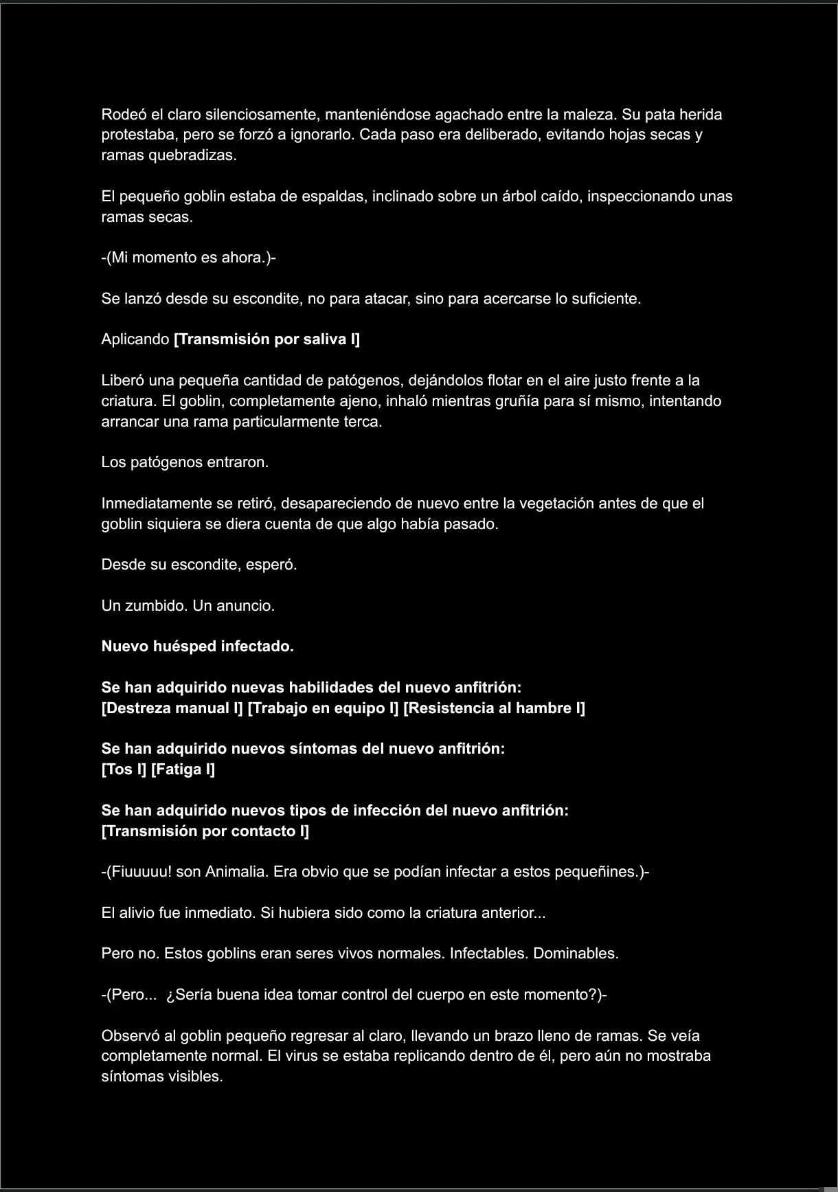Virus Terminal: Zero. La vez que reencarne en un virus (Novela) - Capítulo 7 - Página 6 - LectorTMOo