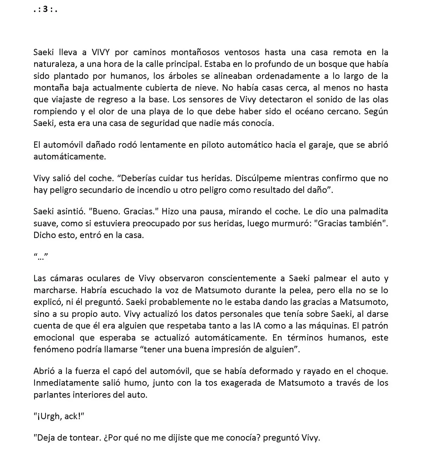 Vivy: Fluorite Eye's Song (Novela) - Capítulo 10.03 - Página 2 - LectorTMOo