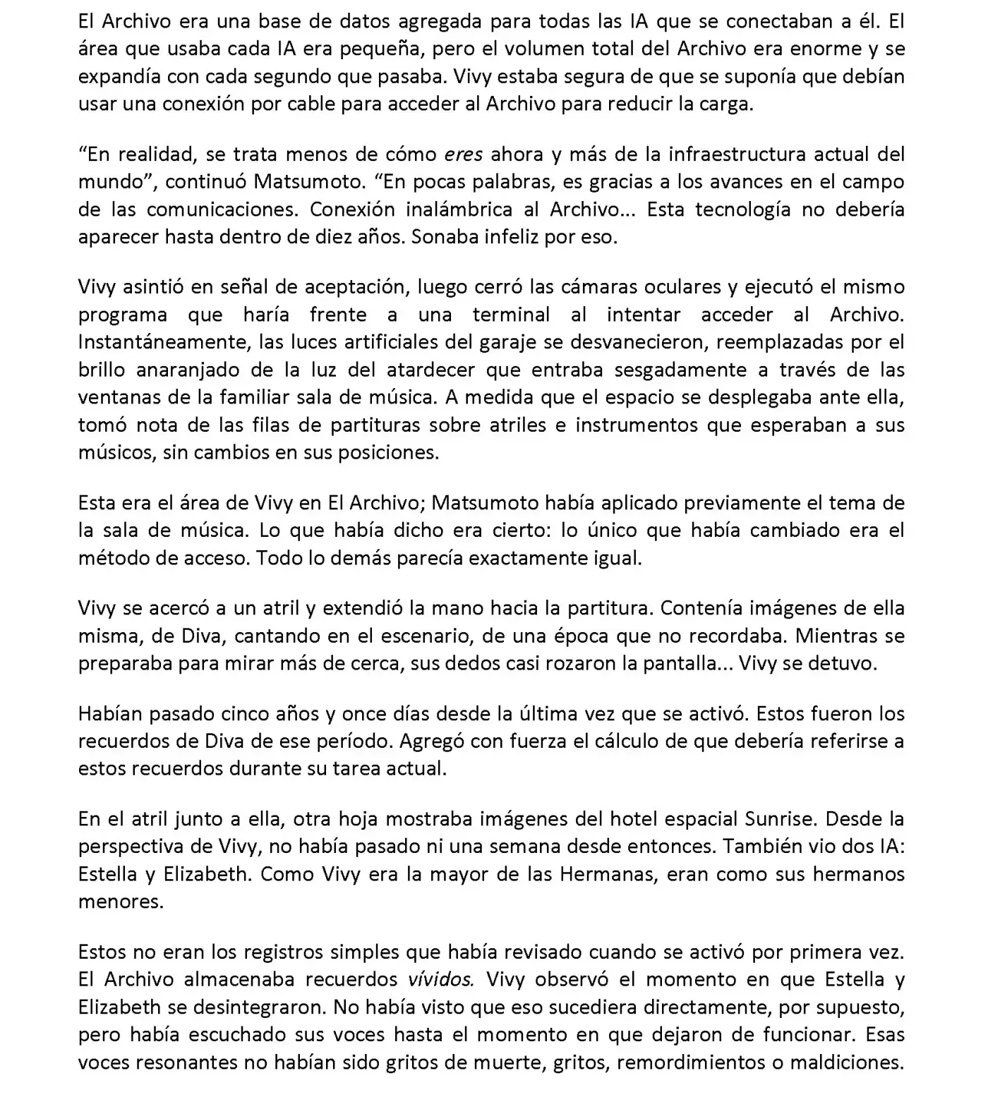Vivy: Fluorite Eye's Song (Novela) - Capítulo 10.03 - Página 4 - LectorTMOo