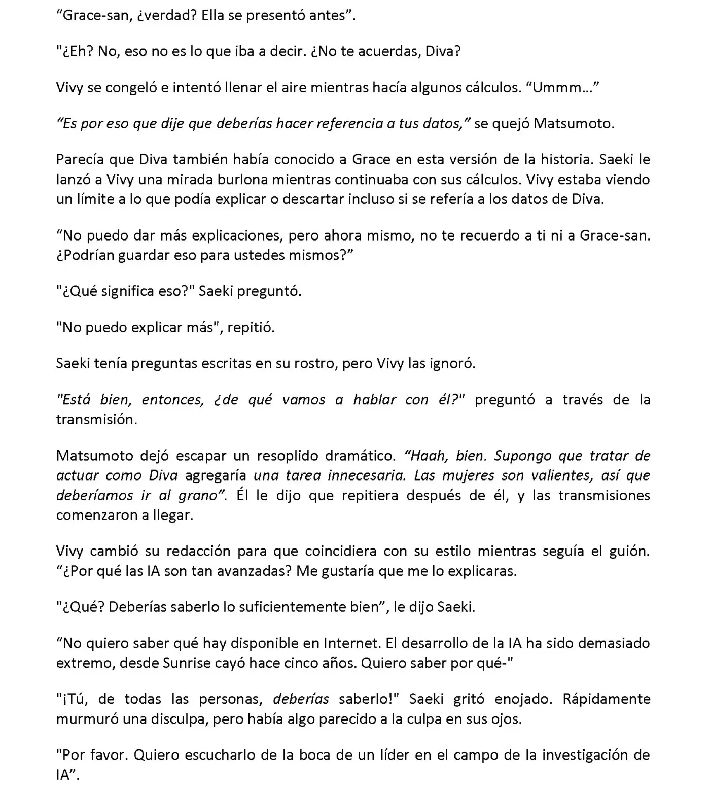 Vivy: Fluorite Eye's Song (Novela) - Capítulo 10.04 - Página 5 - LectorTMOo