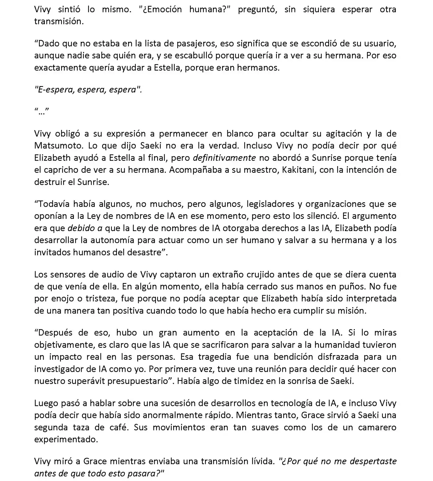 Vivy: Fluorite Eye's Song (Novela) - Capítulo 10.04 - Página 7 - LectorTMOo