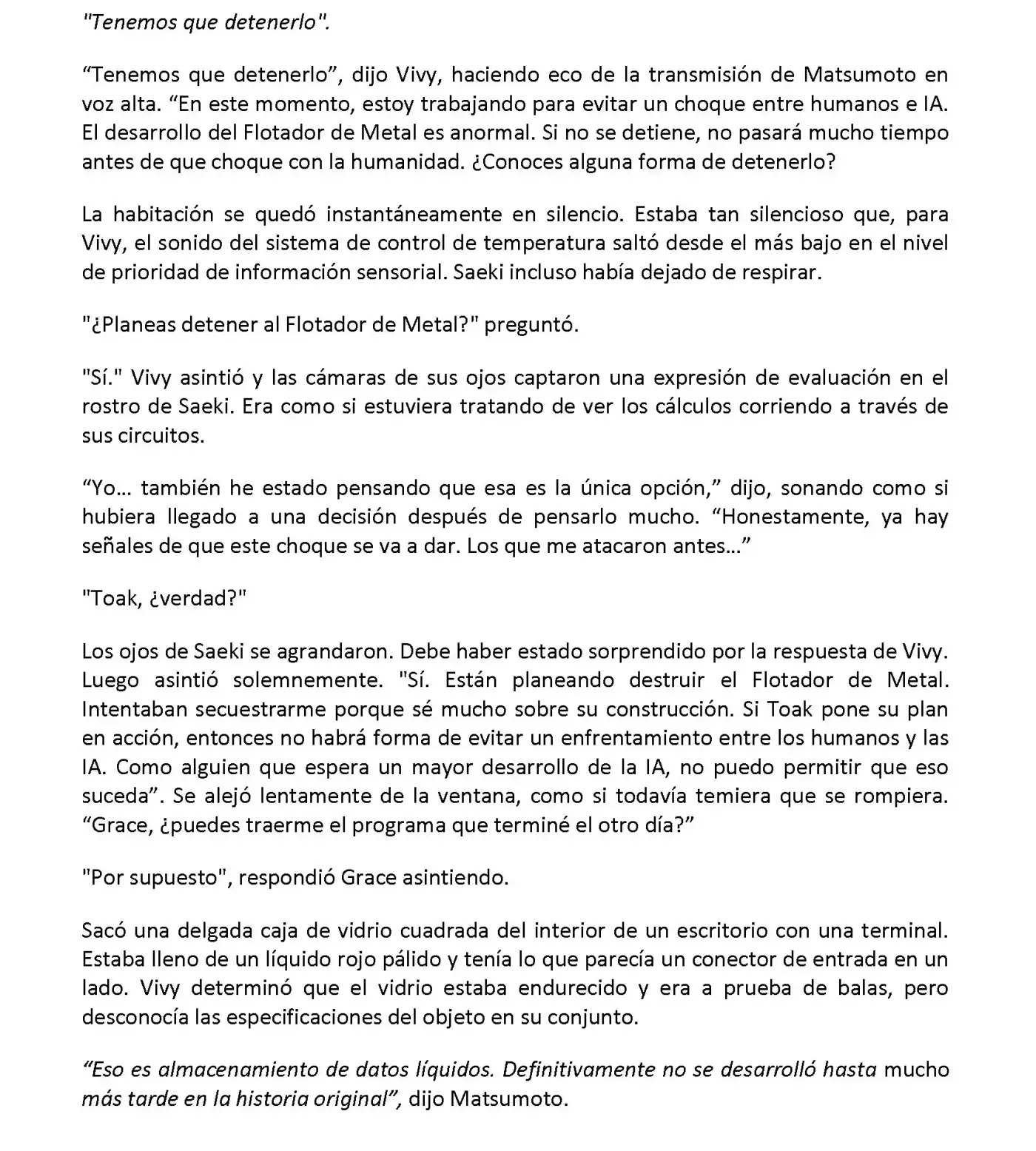 Vivy: Fluorite Eye's Song (Novela) - Capítulo 10.05 - Página 3 - LectorTMOo