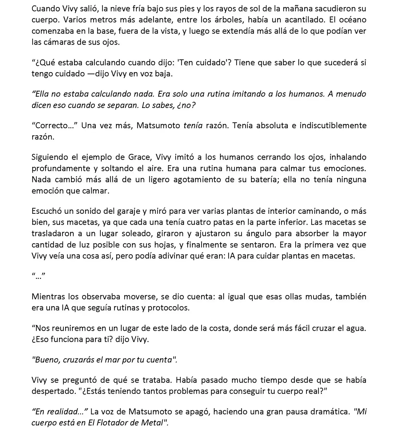 Vivy: Fluorite Eye's Song (Novela) - Capítulo 10.05 - Página 7 - LectorTMOo