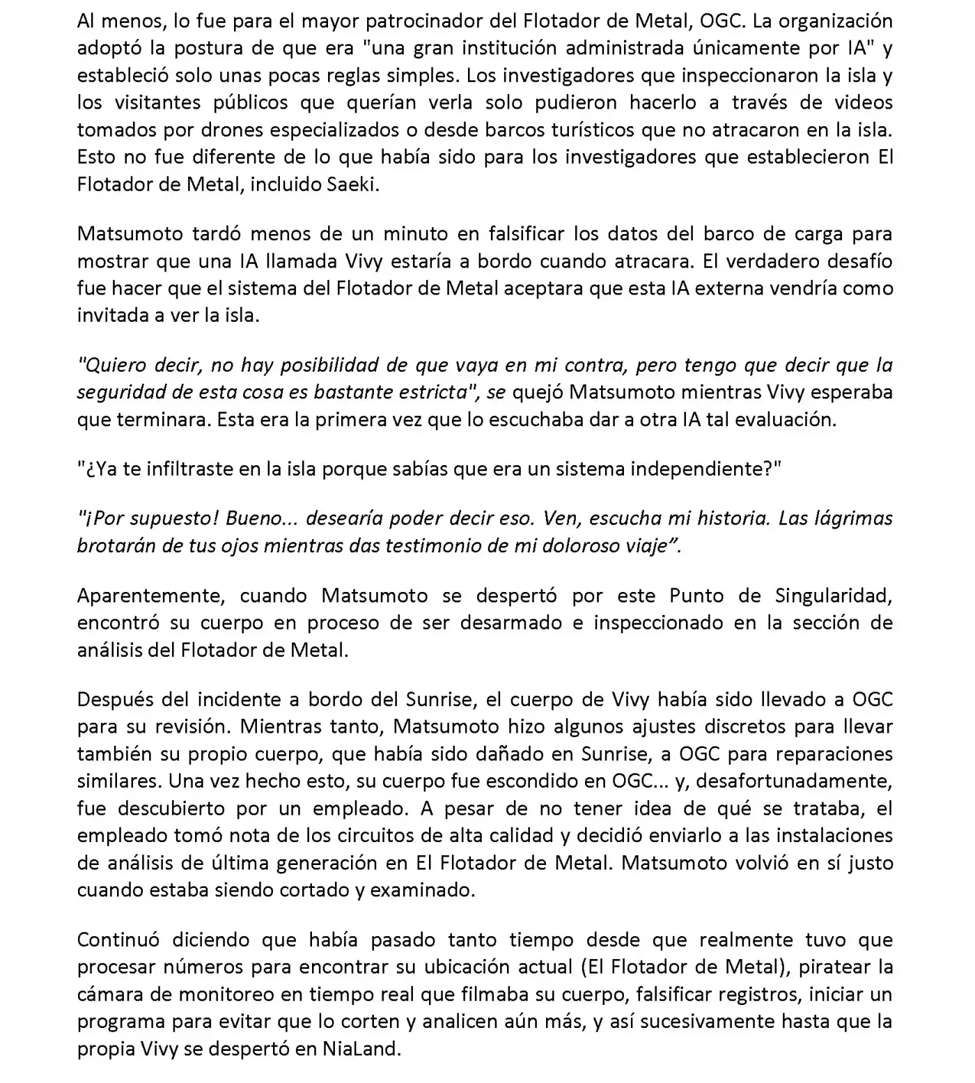 Vivy: Fluorite Eye's Song (Novela) - Capítulo 11.02 - Página 3 - LectorTMOo