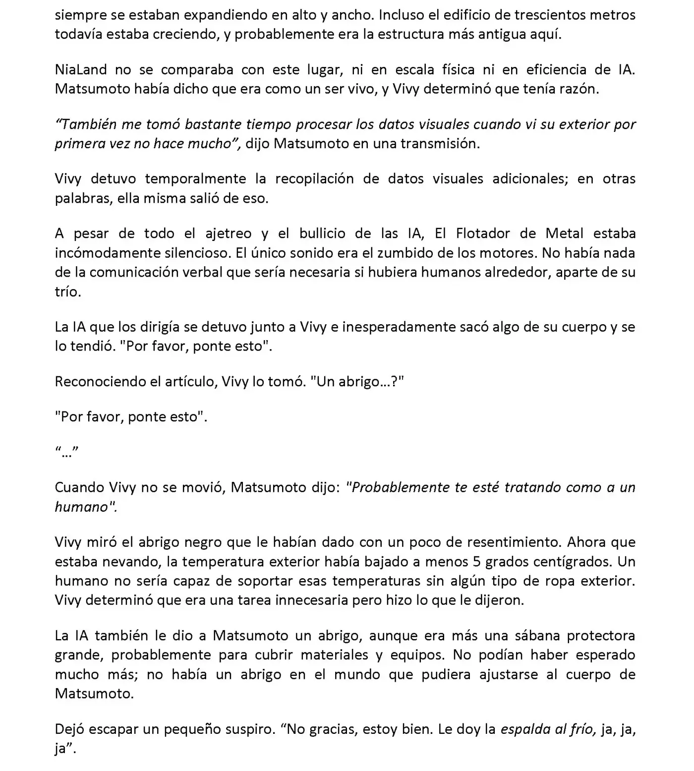 Vivy: Fluorite Eye's Song (Novela) - Capítulo 11.03 - Página 3 - LectorTMOo