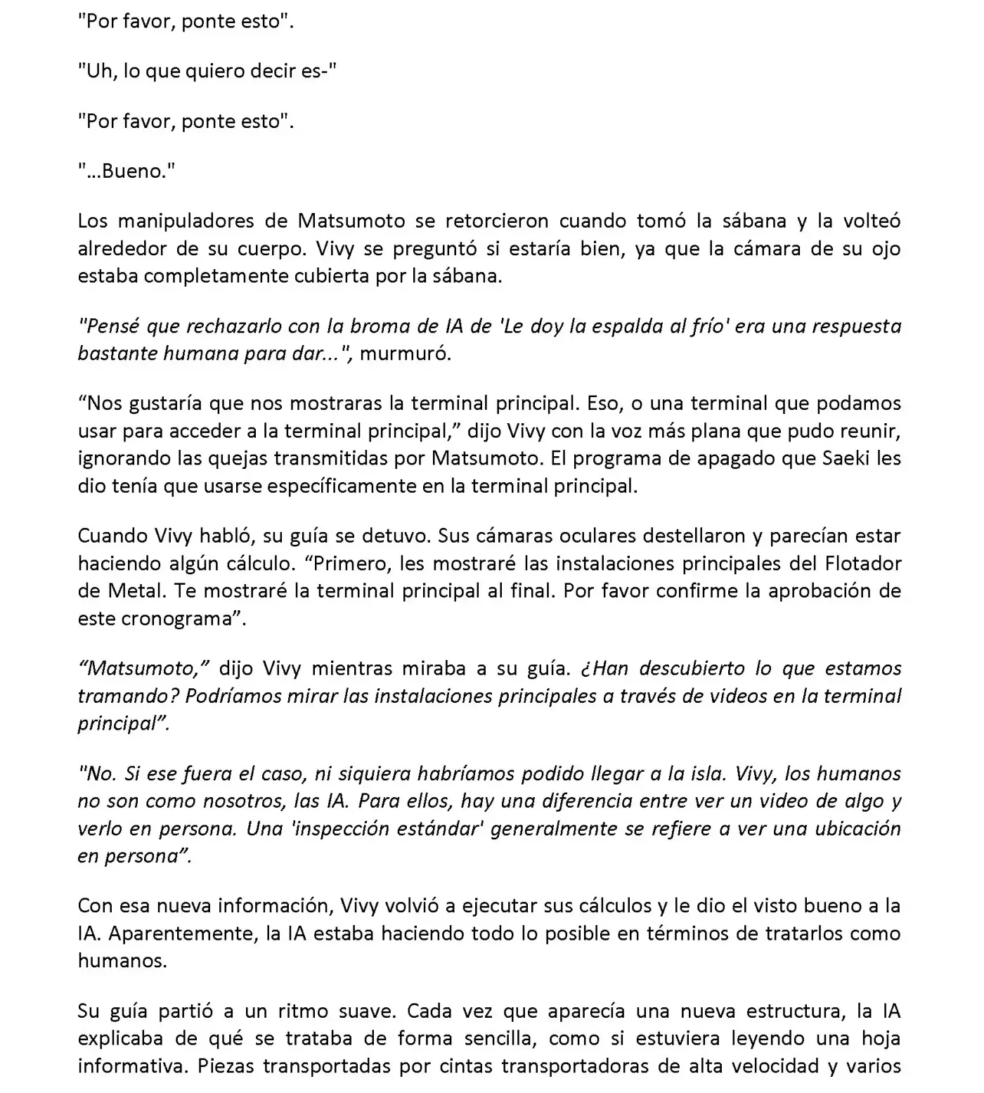 Vivy: Fluorite Eye's Song (Novela) - Capítulo 11.03 - Página 4 - LectorTMOo