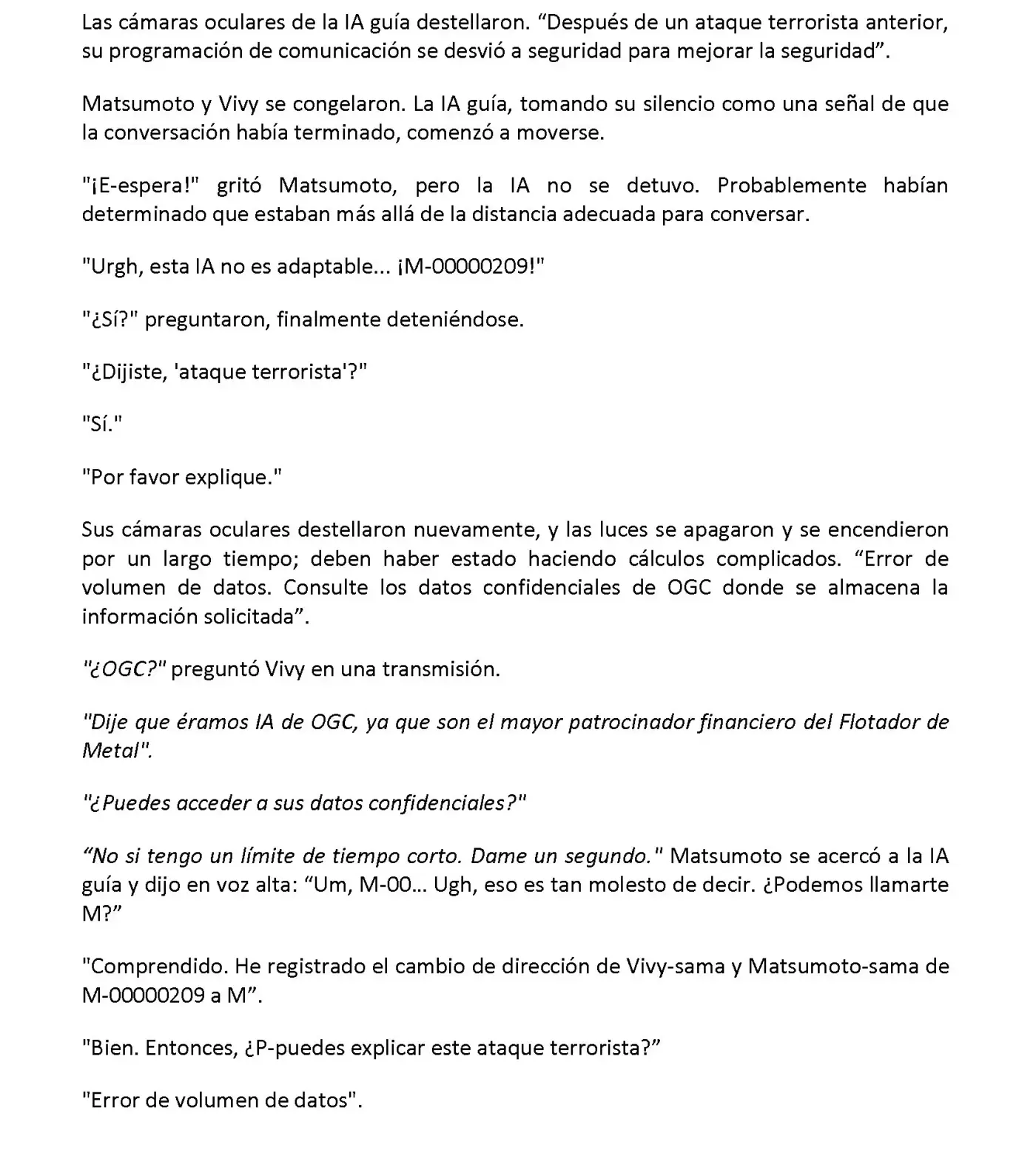 Vivy: Fluorite Eye's Song (Novela) - Capítulo 11.03 - Página 7 - LectorTMOo