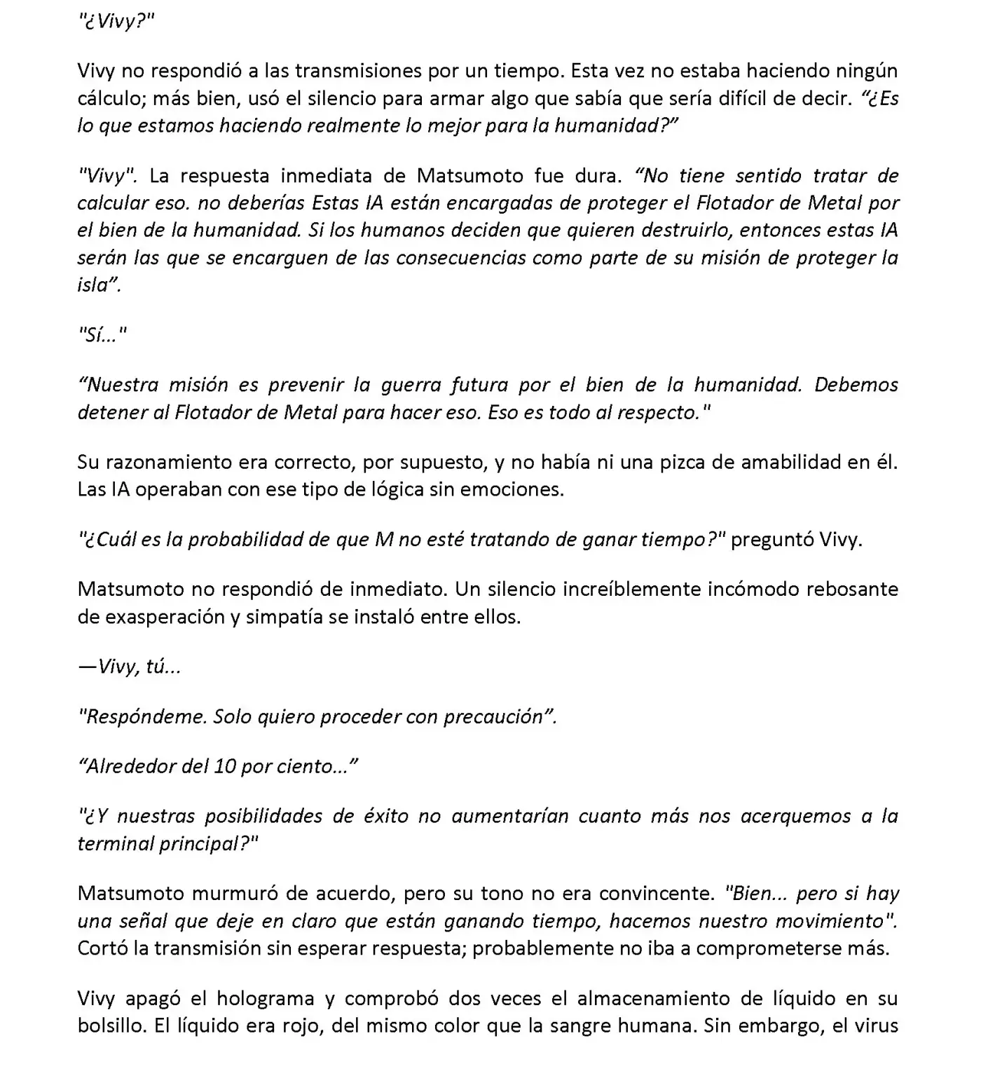 Vivy: Fluorite Eye's Song (Novela) - Capítulo 11.05 - Página 5 - LectorTMOo