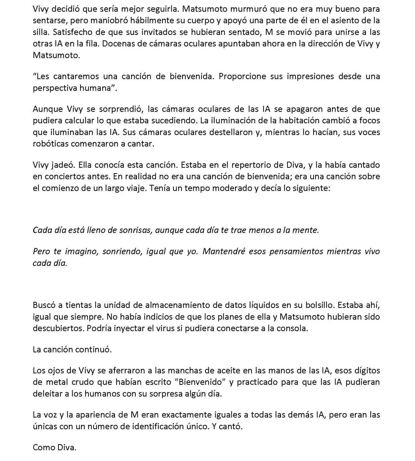 Vivy: Fluorite Eye's Song (Novela) - Capítulo 11.05 - Página 10 - LectorTMOo