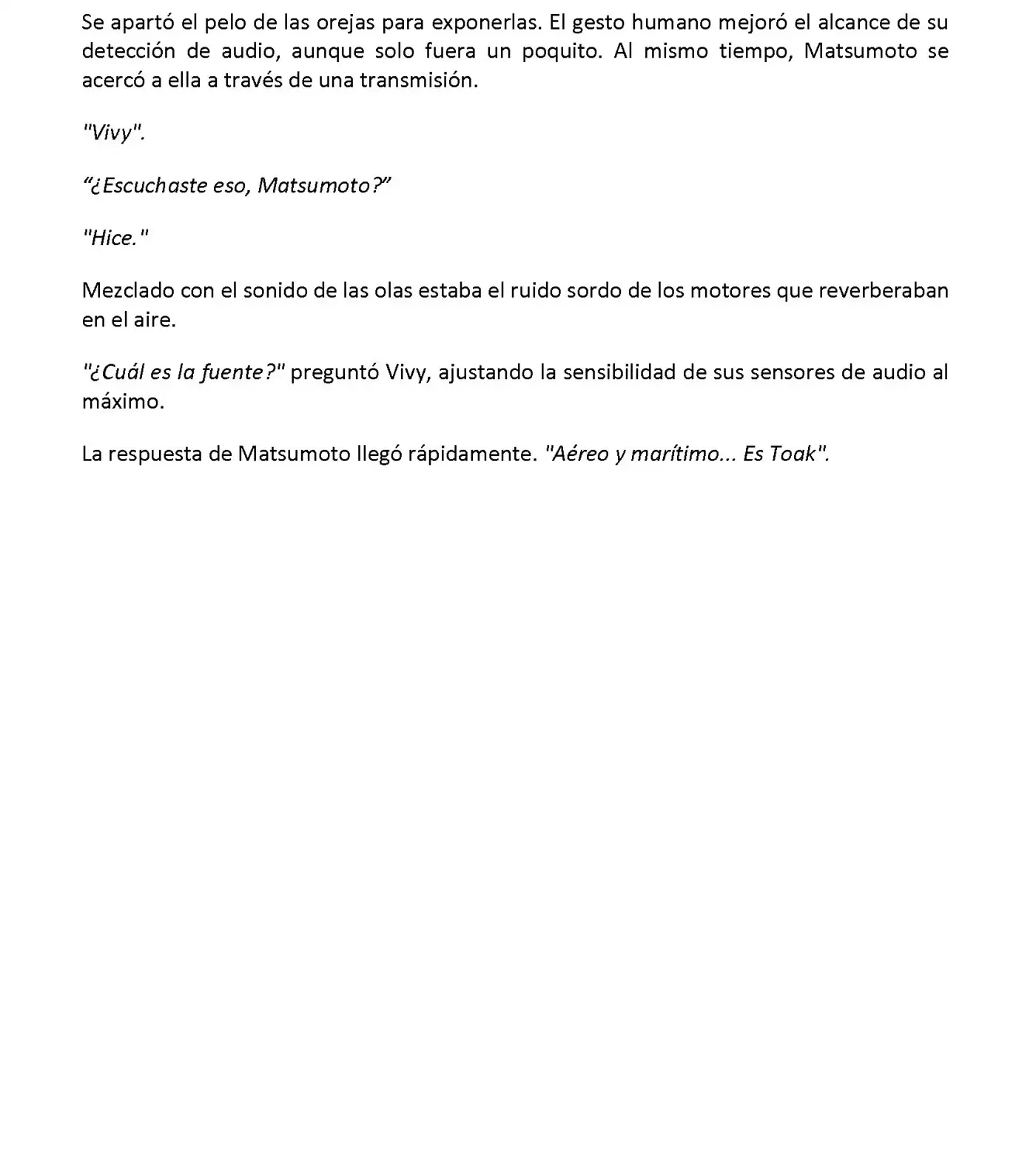 Vivy: Fluorite Eye's Song (Novela) - Capítulo 11.06 - Página 5 - LectorTMOo