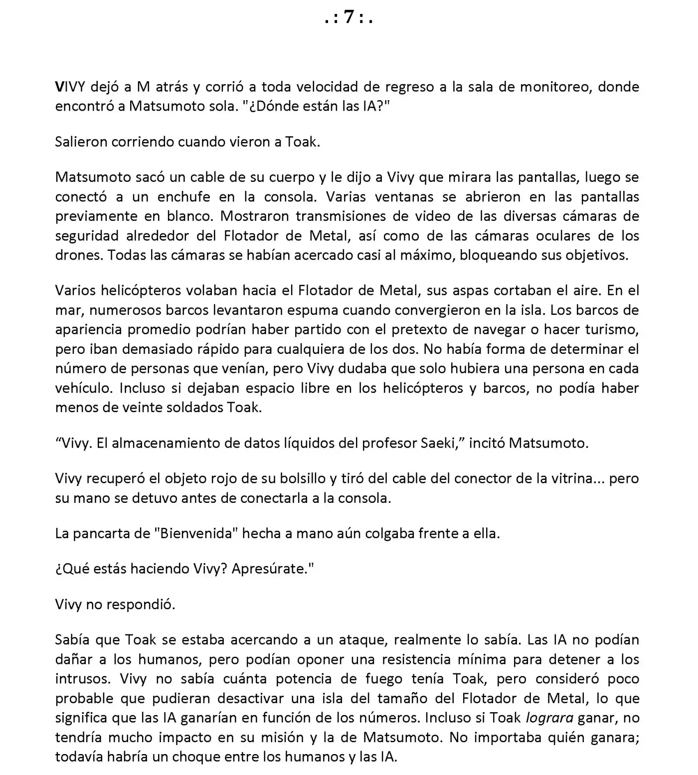 Vivy: Fluorite Eye's Song (Novela) - Capítulo 11.07 - Página 2 - LectorTMOo