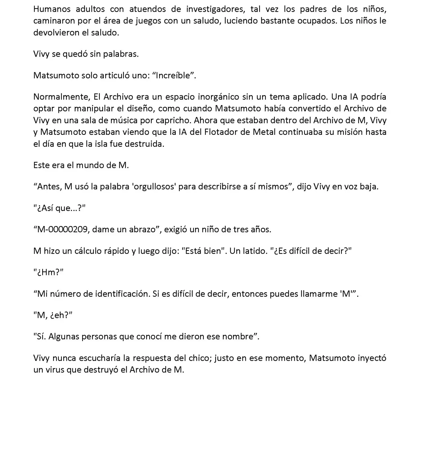 Vivy: Fluorite Eye's Song (Novela) - Capítulo 11.07 - Página 6 - LectorTMOo