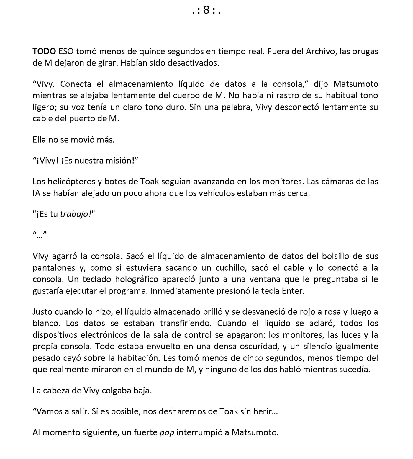 Vivy: Fluorite Eye's Song (Novela) - Capítulo 11.08 - Página 2 - LectorTMOo