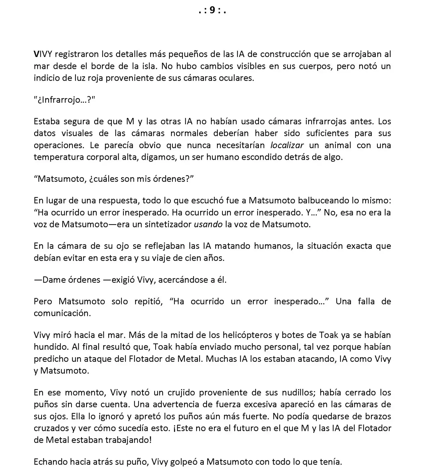 Vivy: Fluorite Eye's Song (Novela) - Capítulo 11.09 - Página 2 - LectorTMOo