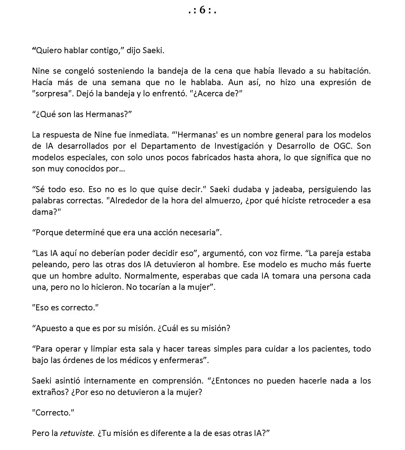 Vivy: Fluorite Eye's Song (Novela) - Capítulo 12.06 - Página 2 - LectorTMOo
