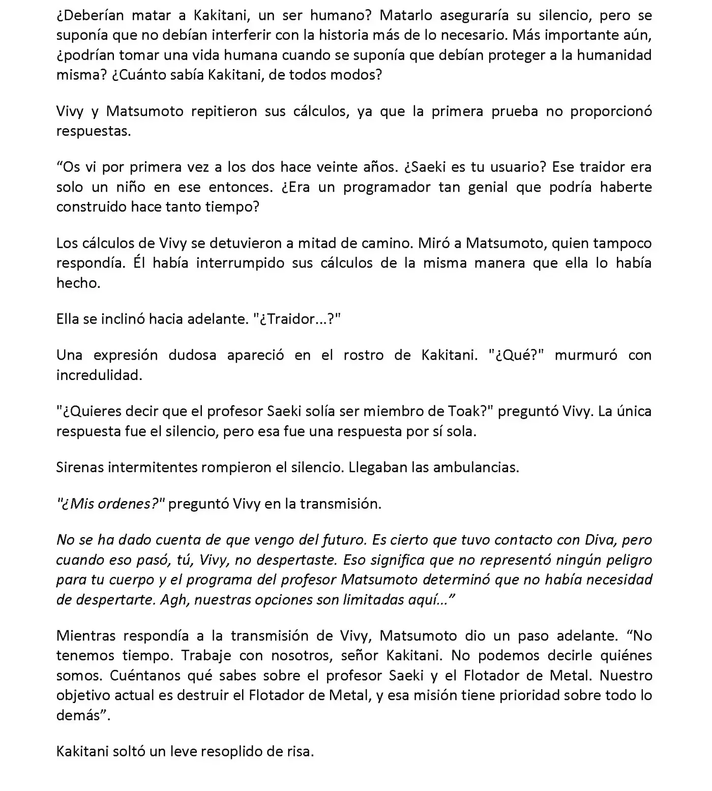 Vivy: Fluorite Eye's Song (Novela) - Capítulo 13.03 - Página 3 - LectorTMOo