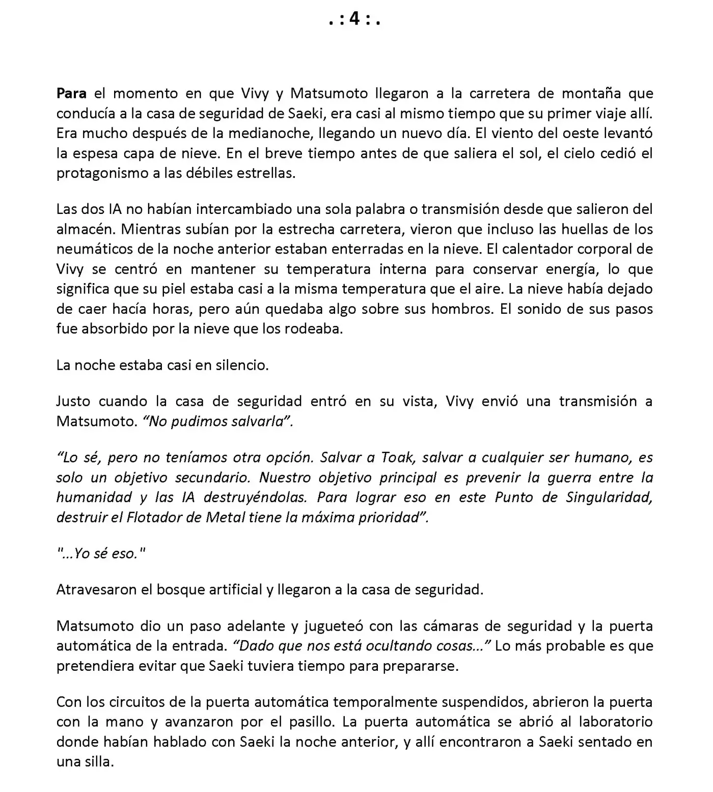 Vivy: Fluorite Eye's Song (Novela) - Capítulo 13.04 - Página 2 - LectorTMOo