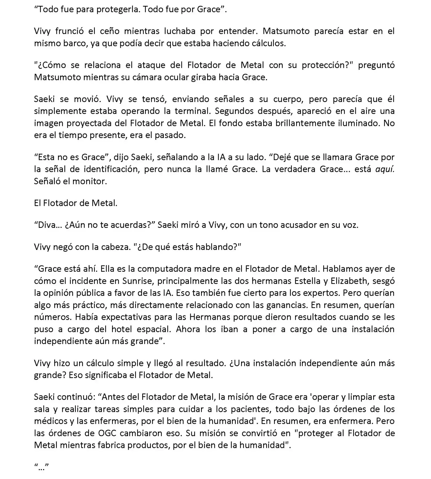 Vivy: Fluorite Eye's Song (Novela) - Capítulo 13.04 - Página 4 - LectorTMOo