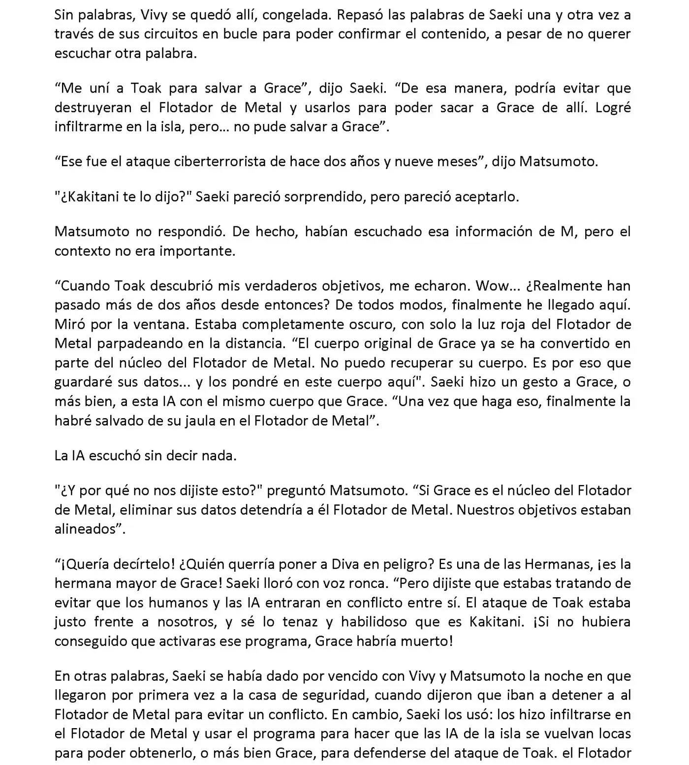 Vivy: Fluorite Eye's Song (Novela) - Capítulo 13.04 - Página 5 - LectorTMOo