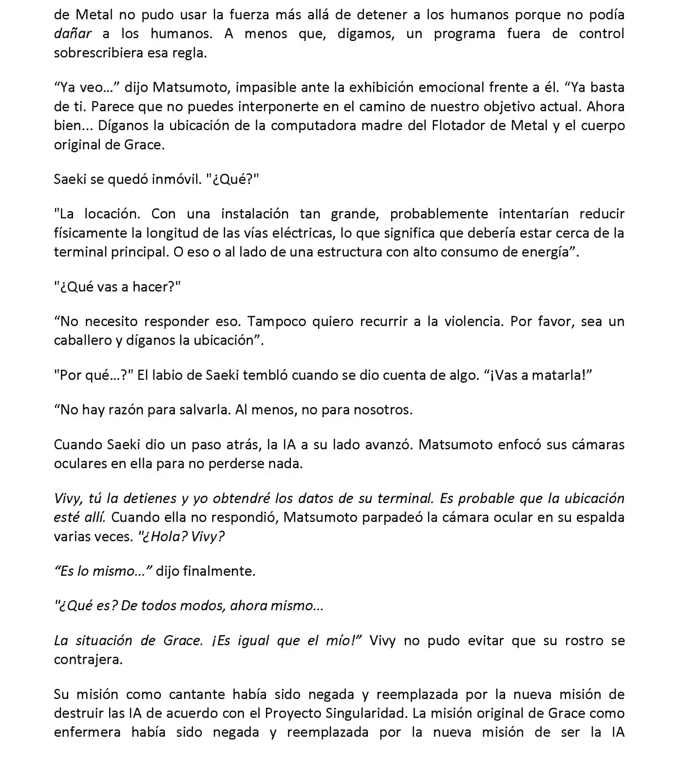 Vivy: Fluorite Eye's Song (Novela) - Capítulo 13.04 - Página 6 - LectorTMOo