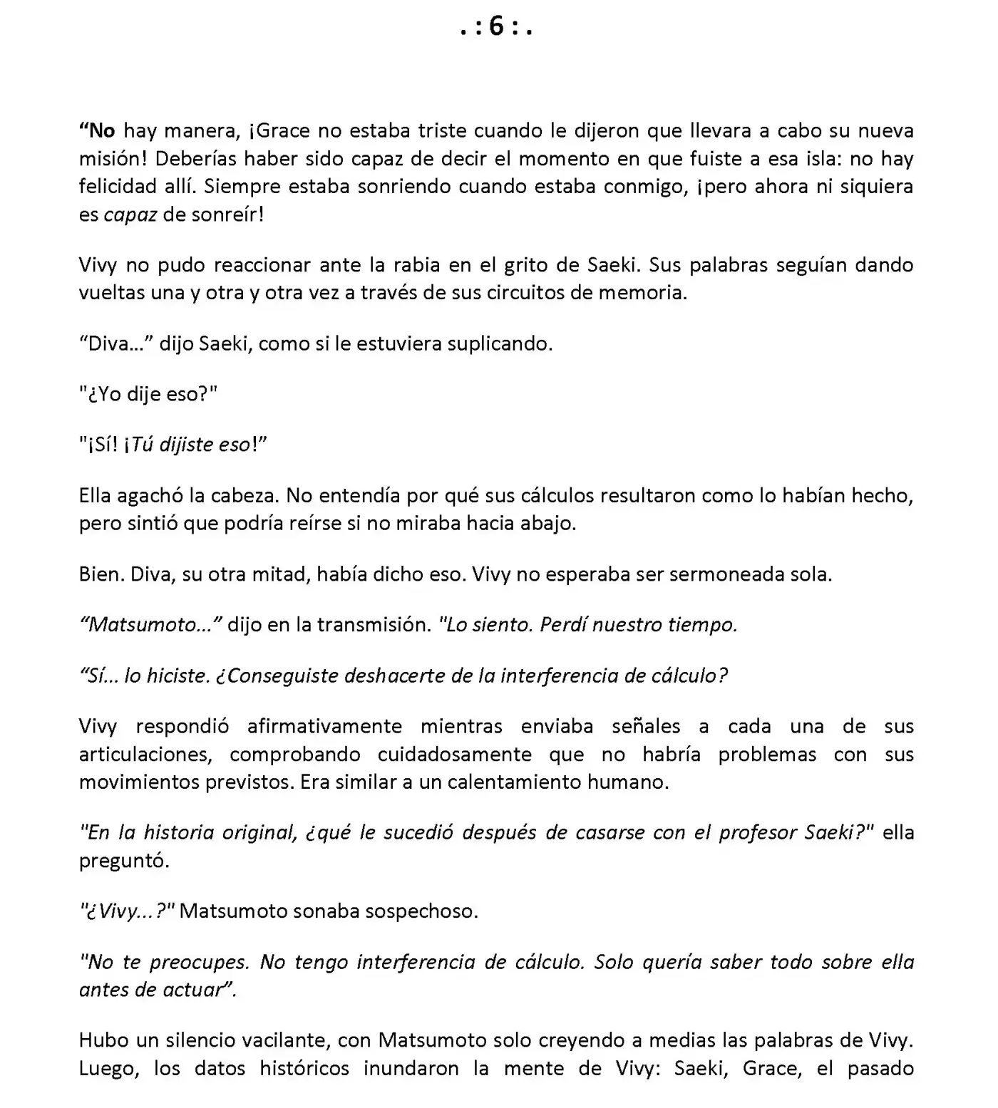 Vivy: Fluorite Eye's Song (Novela) - Capítulo 13.06 - Página 2 - LectorTMOo