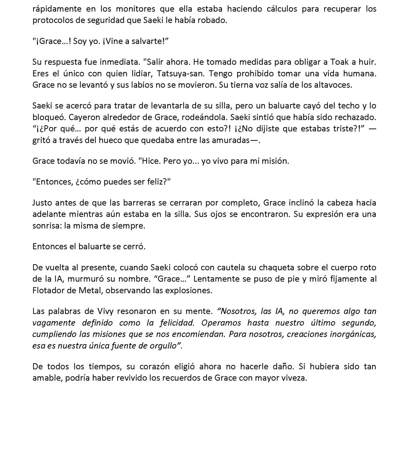 Vivy: Fluorite Eye's Song (Novela) - Capítulo 13.08 - Página 3 - LectorTMOo