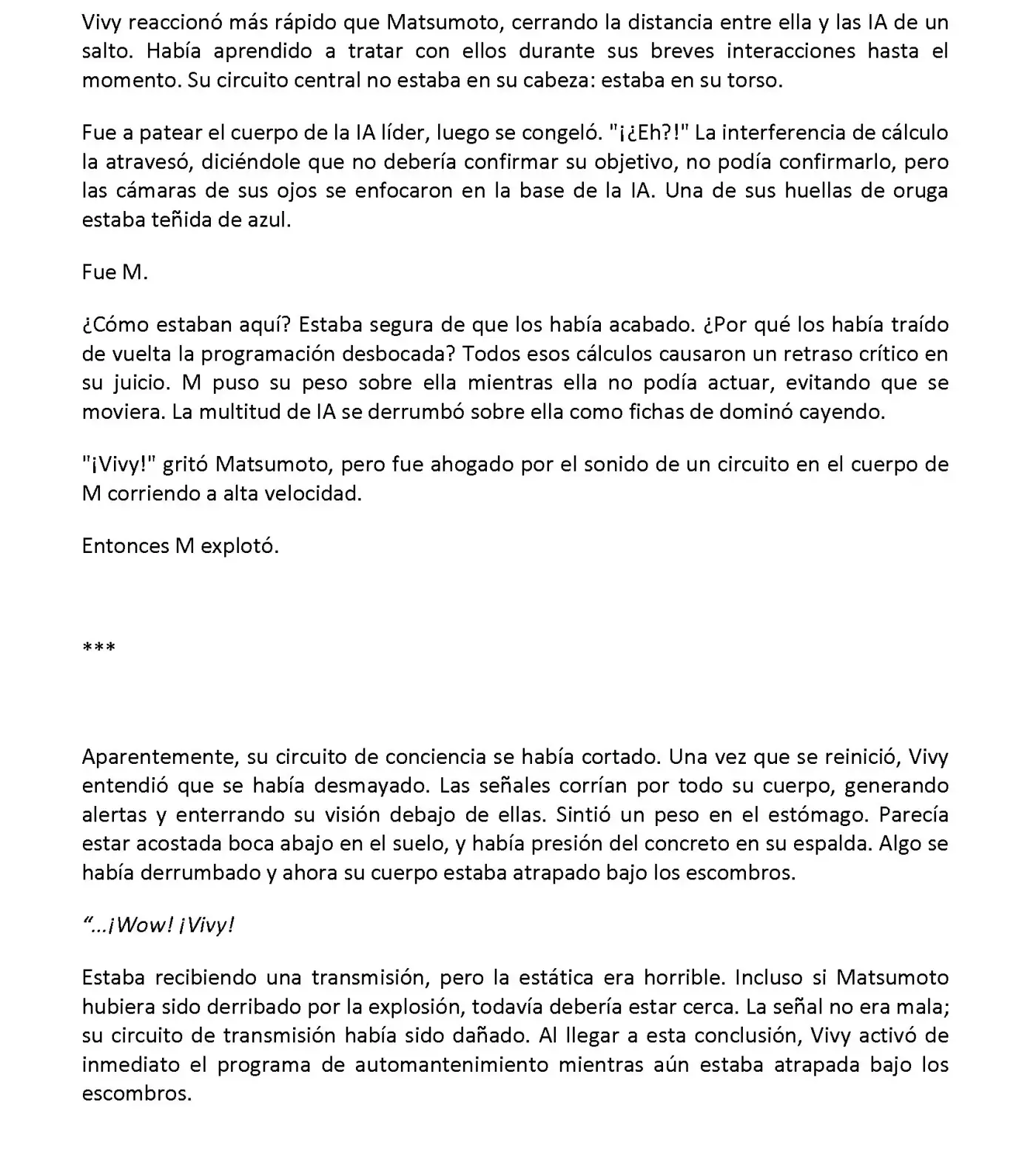 Vivy: Fluorite Eye's Song (Novela) - Capítulo 13.09 - Página 3 - LectorTMOo
