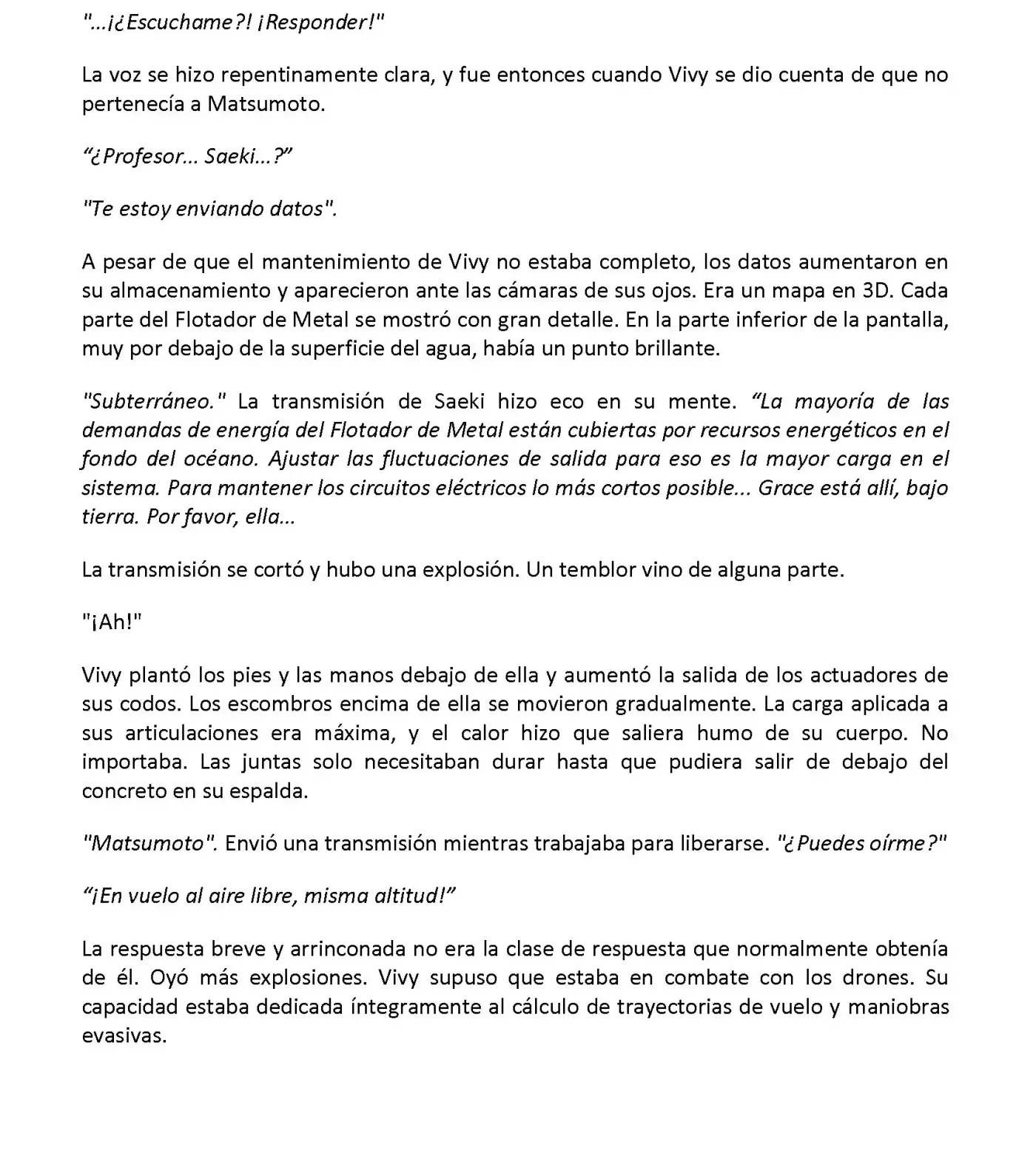 Vivy: Fluorite Eye's Song (Novela) - Capítulo 13.09 - Página 4 - LectorTMOo