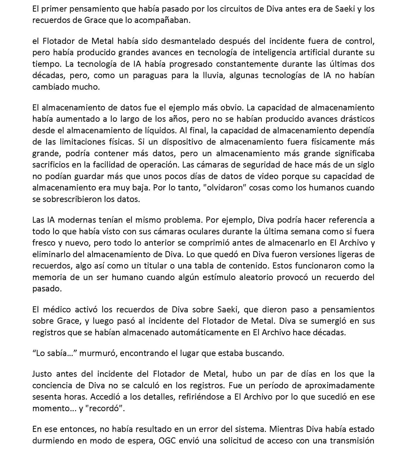 Vivy: Fluorite Eye's Song (Novela) - Capítulo 14.03 - Página 8 - LectorTMOo