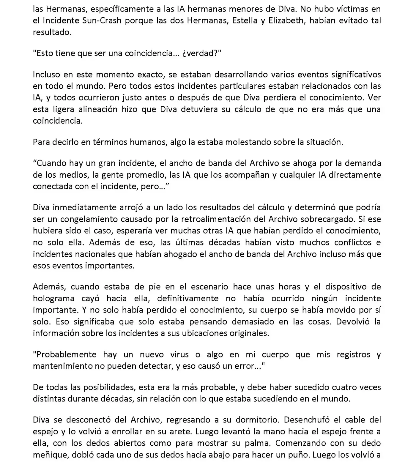 Vivy: Fluorite Eye's Song (Novela) - Capítulo 14.03 - Página 10 - LectorTMOo
