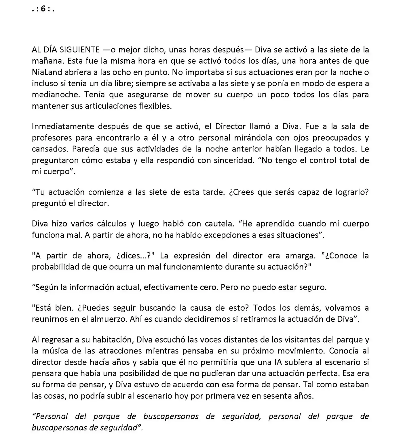 Vivy: Fluorite Eye's Song (Novela) - Capítulo 14.06 - Página 2 - LectorTMOo