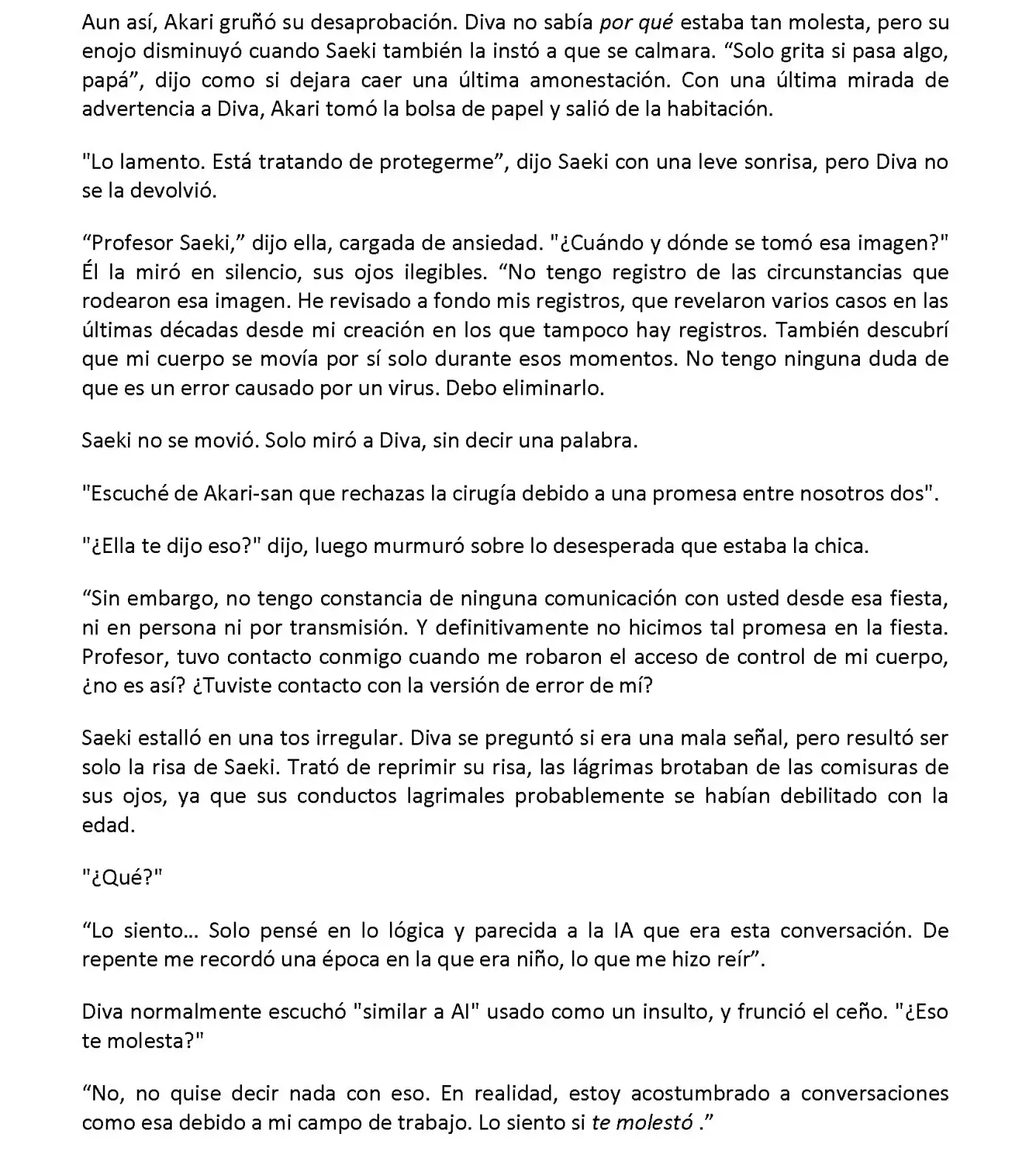Vivy: Fluorite Eye's Song (Novela) - Capítulo 15.03 - Página 7 - LectorTMOo