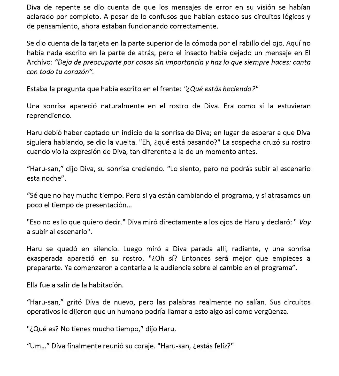 Vivy: Fluorite Eye's Song (Novela) - Capítulo 15.04 - Página 8 - LectorTMOo