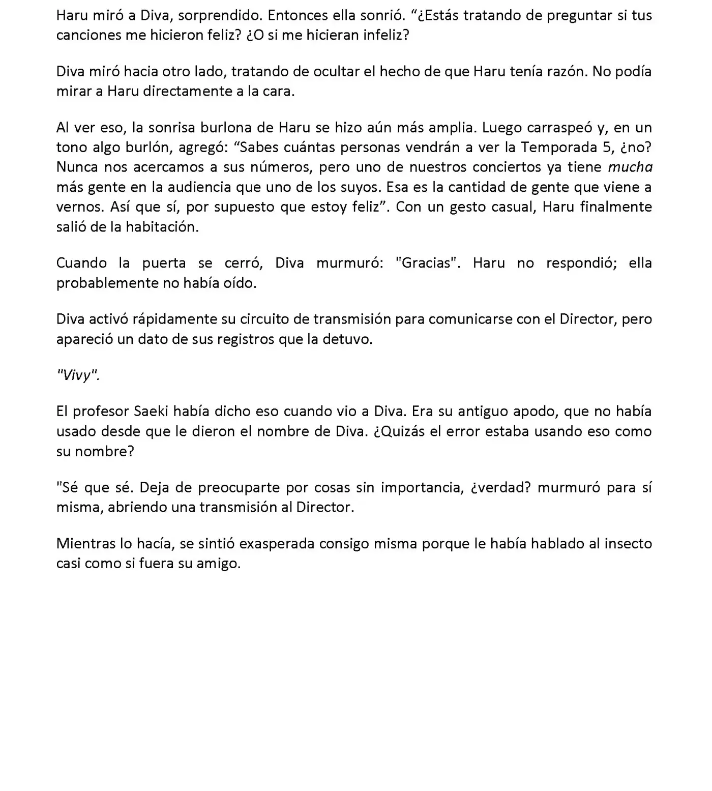 Vivy: Fluorite Eye's Song (Novela) - Capítulo 15.04 - Página 9 - LectorTMOo