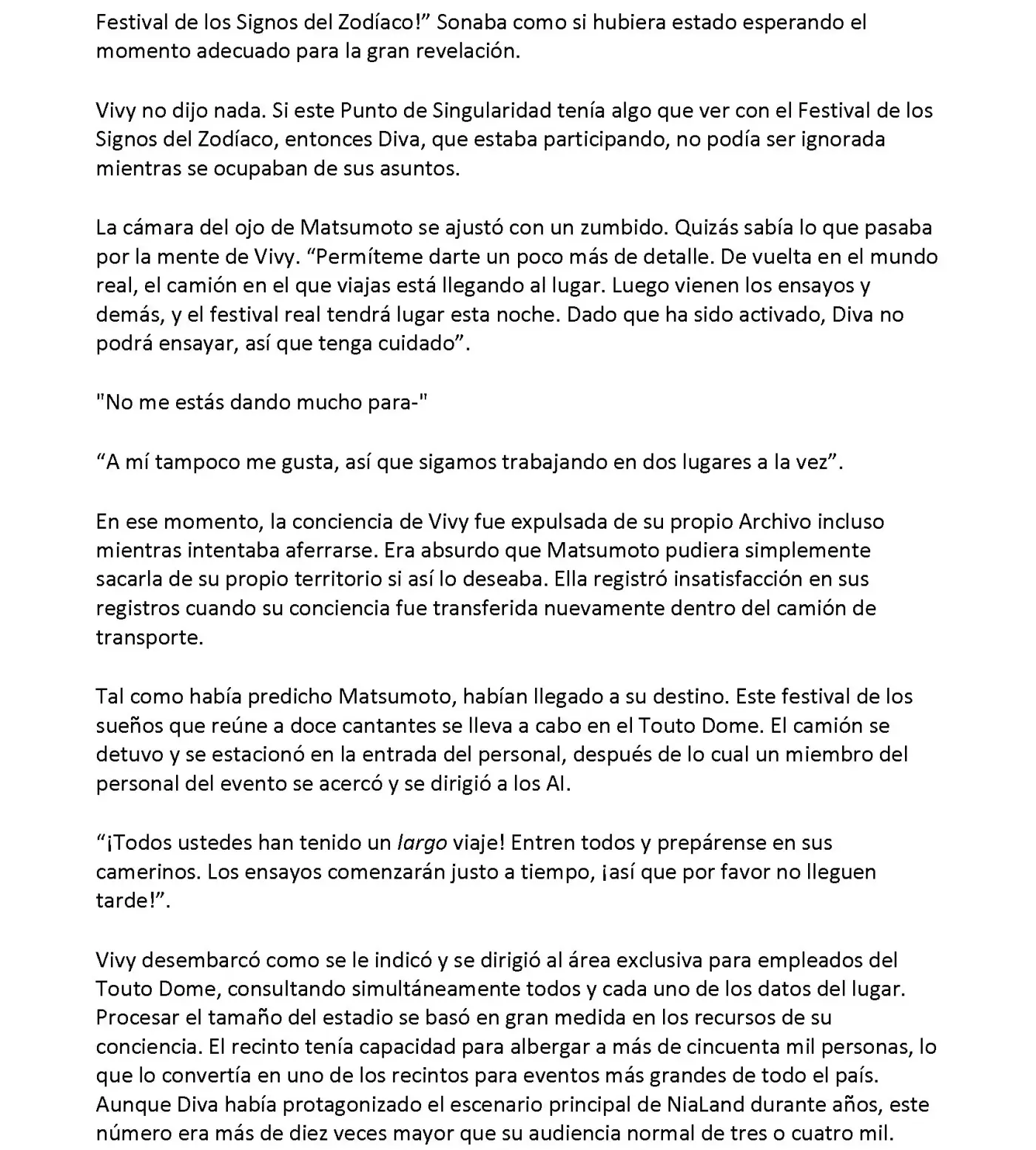 Vivy: Fluorite Eye's Song (Novela) - Capítulo 18.02 - Página 5 - LectorTMOo