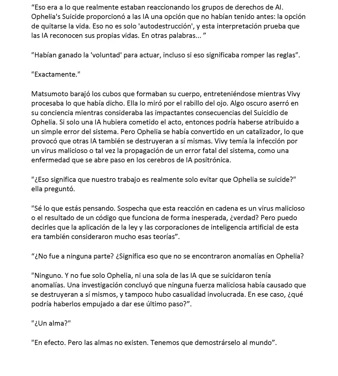 Vivy: Fluorite Eye's Song (Novela) - Capítulo 18.03 - Página 4 - LectorTMOo