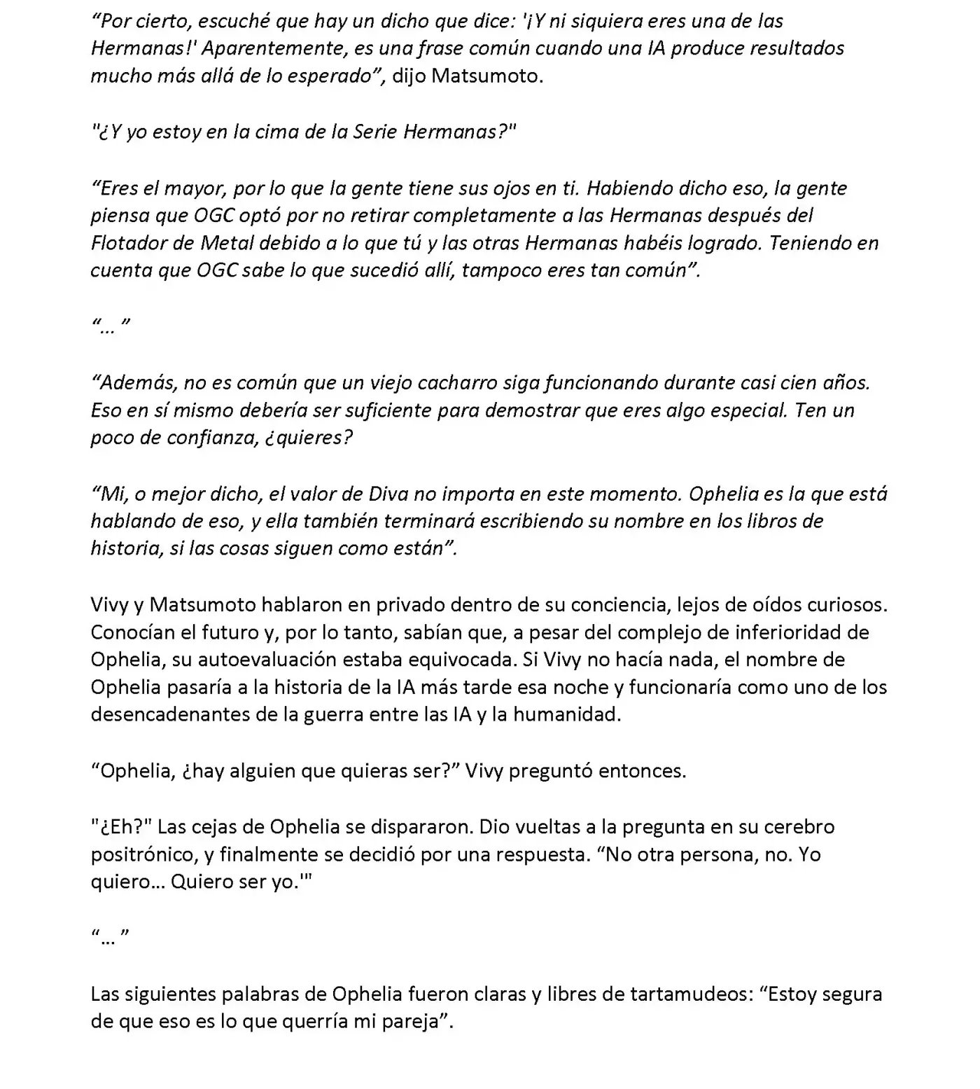 Vivy: Fluorite Eye's Song (Novela) - Capítulo 18.04 - Página 7 - LectorTMOo