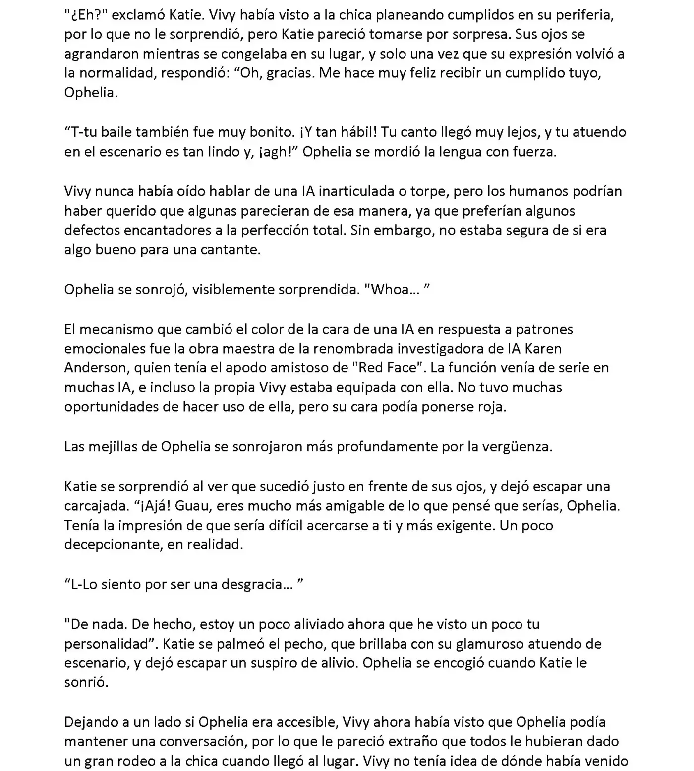 Vivy: Fluorite Eye's Song (Novela) - Capítulo 18.05 - Página 3 - LectorTMOo
